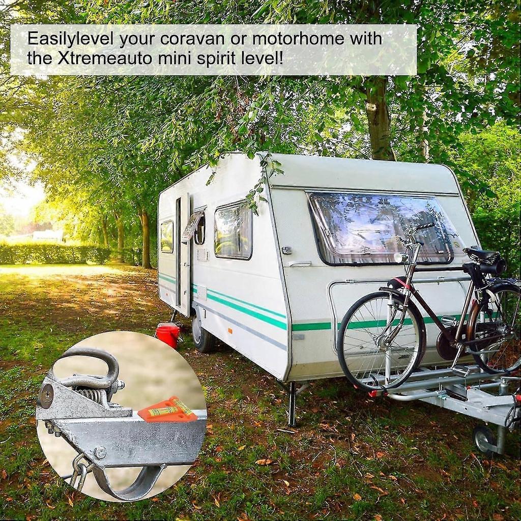 2pcs Caravan Spirit Level Small Motorhome Spirit Level Mini Motorhome Spirit Leveller For Campervan Motorhome - DD