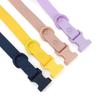 Macaron Color Pet Collar Adjustable PVC Wrap Rubber Webbing Dog Collar Waterproof Easy To Clean for Small, Medium and Large Dogs