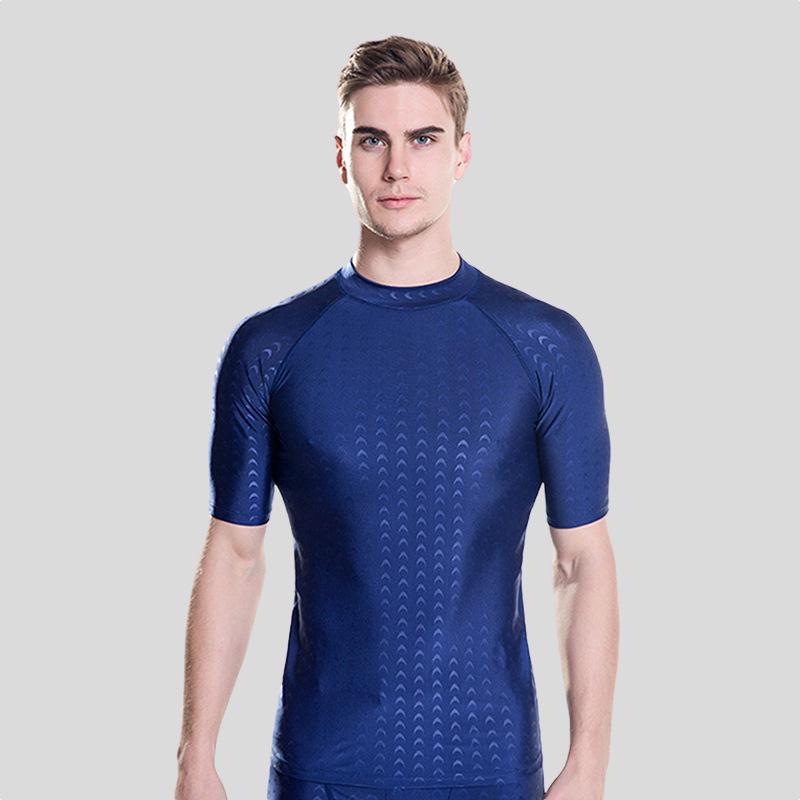 Herren Schnelltrocknende Wasserdichte Badehose - Enganliegende Fünf-Punkt-Bademode