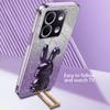 For Xiaomi Redmi Note 13 4G Case Cute Rabbit Pull-out Kickstand PC+TPU Cellphone Cover