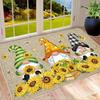 Christmas Carpet Sunflower Doormat Living Room Carpet Rug For Bedroom Welcome Mat Outdoor Carpet Christmas Decoration