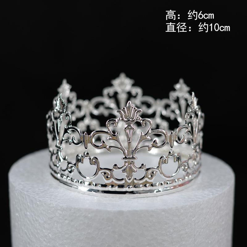 Hollow birthday cake crown tiara love ornament birthday flower decoration accessories crown