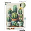 Creative Diamond Painting Kit for Adults DIY Cactus Rhinestone Picture Canvas for Leisure Craft Wall Art and Gift Making Fun Set