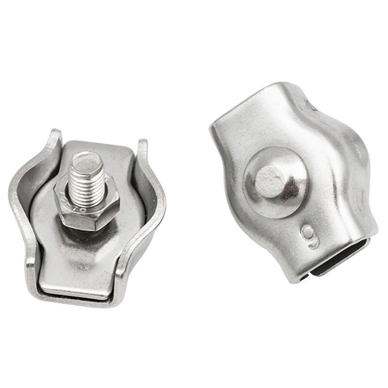 Stainless Steel Wire Rope Double Clamp