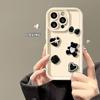 Cute 3D Bear Honey Donut Coffee Phone Case For Samsung Galaxy A06 A26 A36 A25 A16 A34 S25 Ultra S24 FE S23 S22 Plus Soft Cover