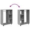 Wardrobe Gray Sonoma 80 x 40 x 110 cm Particleboard