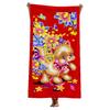 Ultra Soft Microfiber Beach Towel With Cat Floral Print Quick Dry Bath 70x140cm