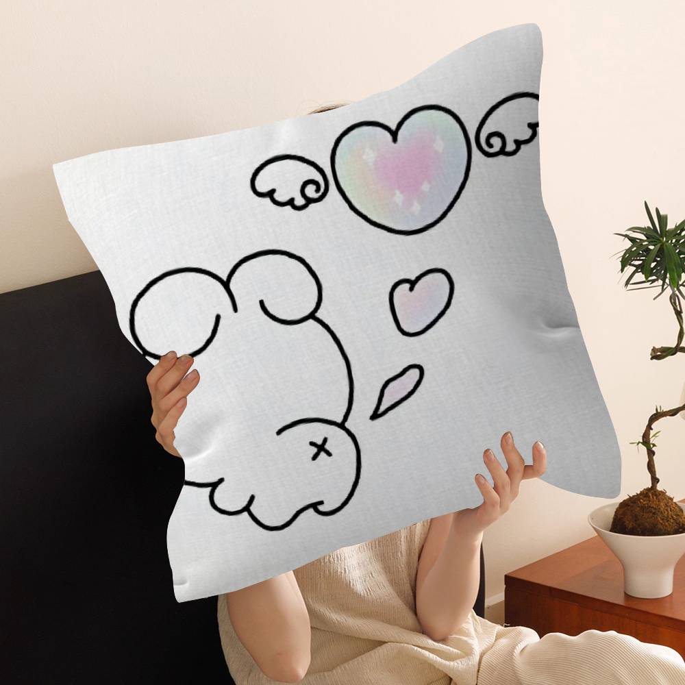 Cartoon U-Ujin Cushion Cover Pillowcase Upholstery Sofa Throw Pillow Home Decor Pillowcas