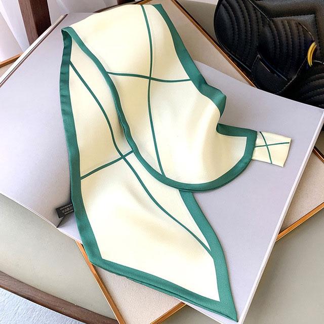 New Pashmina Silk Scarf Foulard Neckerchief Bandana Luxury Brand Female Hair Scarves Shawl Wraps Headband Hijab Cachecol