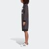 Adidas Originals Long Sleeved Dresses Women's Black Stand Collar Moderate Mid Length DY0877