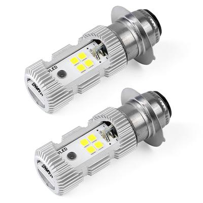 SENJWARM Motocicleta LED Compatível com Giro DC12V Branco Conjunto Faróis, Capota, PH7, 6000k, Compatível, Vida Útil Ultralonga, Luz, À Prova d'Água, 2 Peças