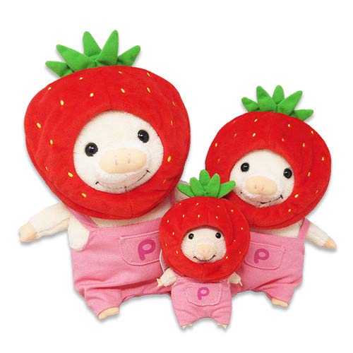 Naito Design Institute Plush Costumer Fruit Series Strawberry (M)