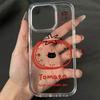 Ins Cute Cartoon Phone Case For iPhone 11 Funda iPhone 15 13 16 12 14 Pro Max Soft TPU Transparent Rabbit Strawberry Back Cover