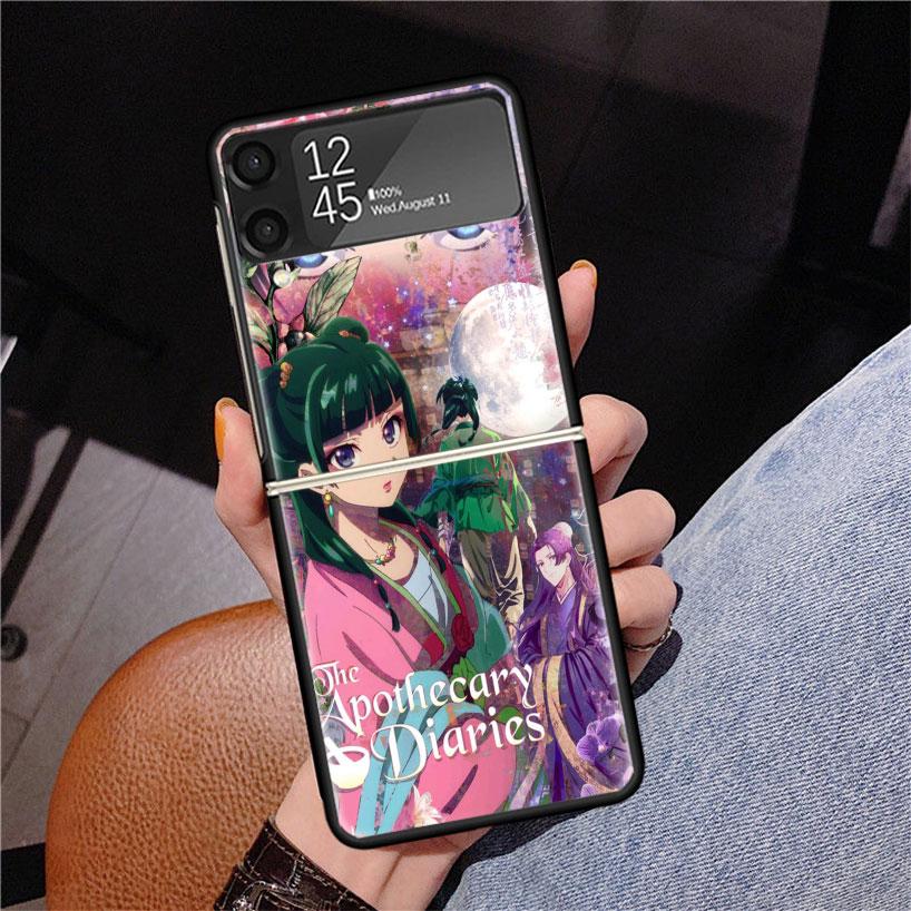 A-Apothecary D-Diaries Anime Phone Case For Samsung Z Flip 7 6 5 4 3 Galaxy ZFlip7 ZFlip6 ZFlip5 ZFlip4 ZFlip3 5G Print Cover