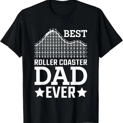 Theme Park Father's Day - Best Roller Coaster Dad Ever T-Shirt