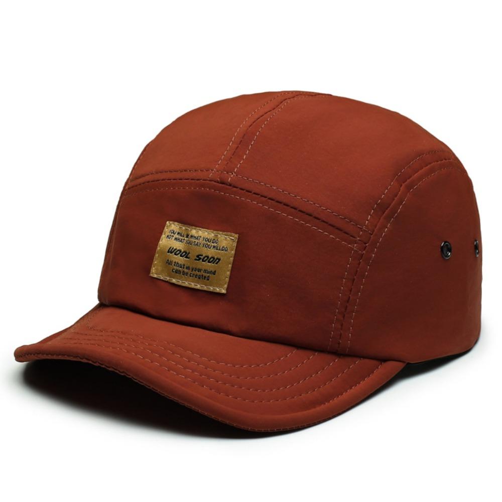 Quick Drying Peaked Cap Breathable Dad Hat Fashion Sun Hat for Men Women красный