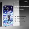 PIKPAKA Eula Sexy Impact Game Phone Case For IPhone 17 16 15 14 13 12 11 Pro Max Plus Mini Black Frosted Soft Shell Funda