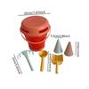Kids Beach Toys Playset Portable Summer Outing Sandbox Toy Foldable Bucket for Children Boys