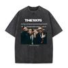 Gewaschenes Vintage The about You Grafik-T-Shirt Lustig sein in einer Fremdsprache T-Shirts Herren Retro Alternative Rock T-Shirts