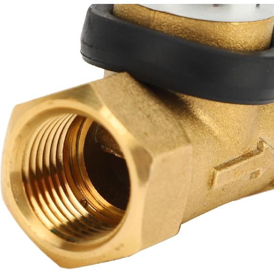 1/2 Angle Valve, Water Shut Off Valve Copper Leakage Proof Concealed Installation Water Stop Valve for Kitchen Bathroom for Faucets, Showerheads,
