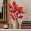Long Lasting Decorative Plants Artificial Maple Leaves, Faux Silk Hanging Plant for Home Decor, Realistic Cascading Everlasting Tulips Decoration