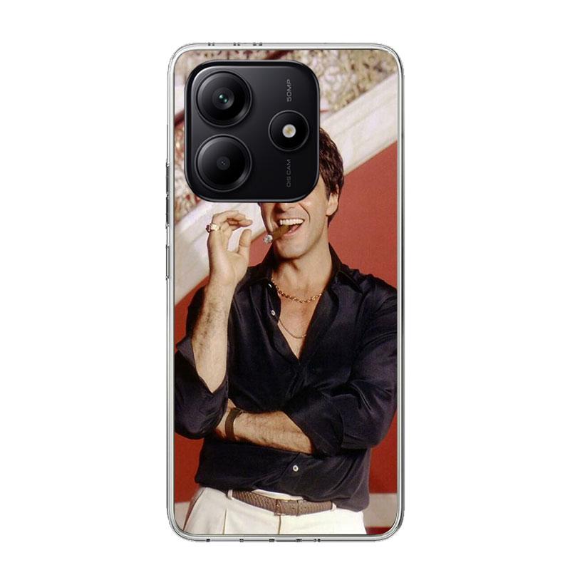Scarface 1983 Film Al Pacino Movie Case Phone Cover for Xiaomi Redmi Note 14 13 12S 12 11S 11 11T 11E 10S 10 Pro Plus 9 9S 5G +