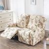 Elastic Recliner Sofa Cover Full Protection Thick Fabric Slipcover with Floral Print for Rocking Chairs