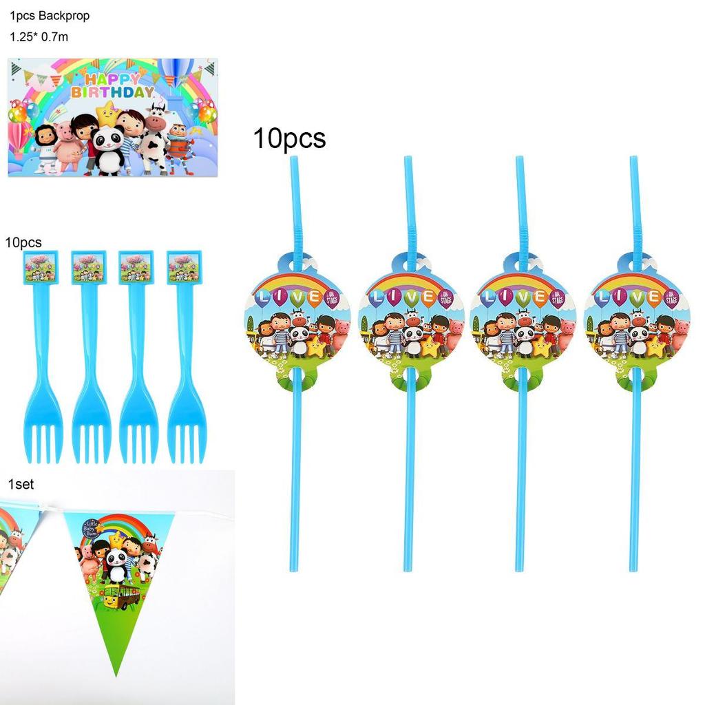 Little Baby Bum Theme Birthday Party Supplies With Festive Tableware And Decor