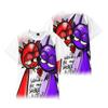 12 barev Funny Cartoon Sprunki Tričko Cool Pánské tričko O Neck Neformální Unisex Streetwear Anime Módní Tričko Tričko Ropa Hombre