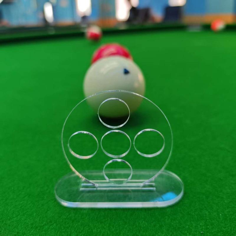 1pc Billiards Shooting Training Aid 5 Holes 1 Hole Action Correction Linear Release Billiards Leisure Entertainment Sports Sight