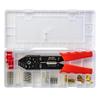 Amon Terminal & Tool Set: A set of electrical pliers and terminals for wiring work, for connecting and branching wiring cords, and for tapping power