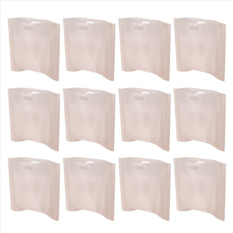 *A91P 12Pcs Reusable Toaster Bag Non-Stick Bread Baking Bag Sandwich Bags Toast Microwave Heating Pastry Tools 17X19cm