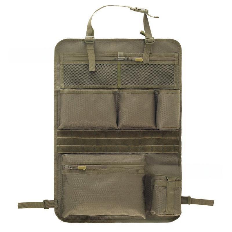 Tactical Car Seat Back Storage Bag for Camping and Everyday Use