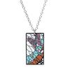 Demon Slayer Anime Enamel Pendant Necklace Unisex Cosplay Jewelry Agatsuma Zenitsu Hashibira Inosuke Character Props