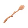 Long Handle Branch Shape Mixing Cooking Tableware Soup Spoon Wooden Spoon Kitchen Utensil Stirring Spoon