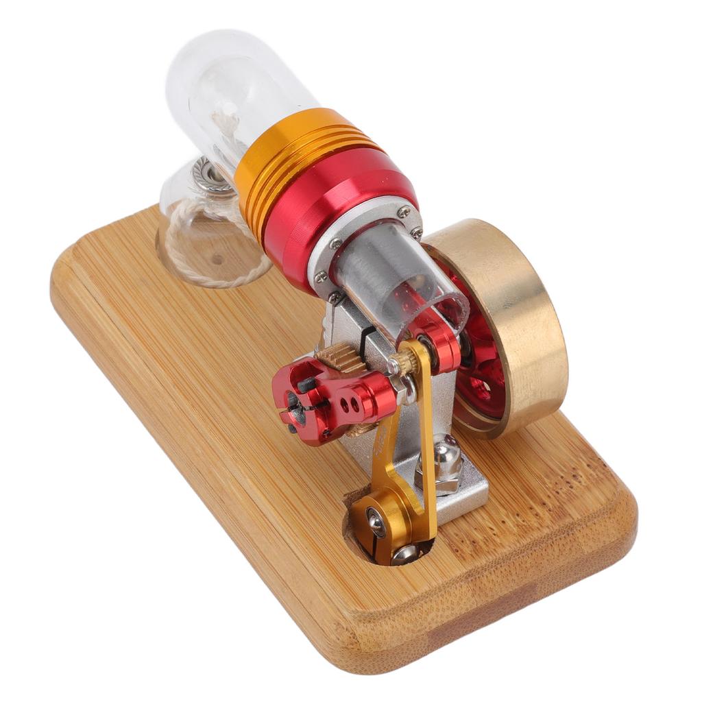 Stirling Engine Model Free Piston Physics Science Experiment Toy for Birthday Gifts