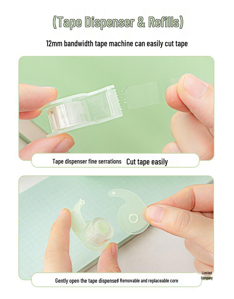 Four-Leaf Clover Mini Tool Box: Stationery Set with Stapler, Hole Punch & Marker