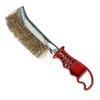 New 1pc Wire Hand Brush Set Nylon Brass Steel Brushes Clean Surface