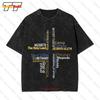 Heiliges Land Kreuz Jerusalem Tabgha Vintage Oversize T-Shirt Zebu