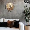 2D Round Metal Sign 8x8 Inch Pigeon Wall Art Rustproof Home Bar Cafe Office Decor Holiday Gift