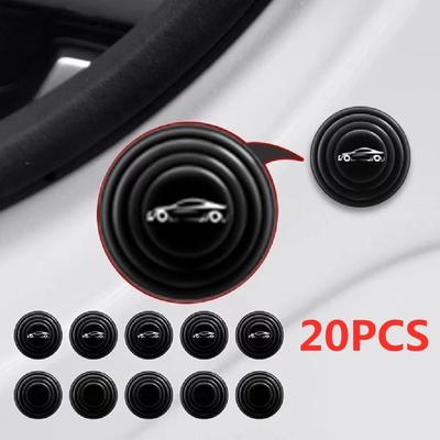 20Pcs Car Trunk Sound Insulation Pad Universal Car Door Shock Absorbing Gasket Shockproof Thickening