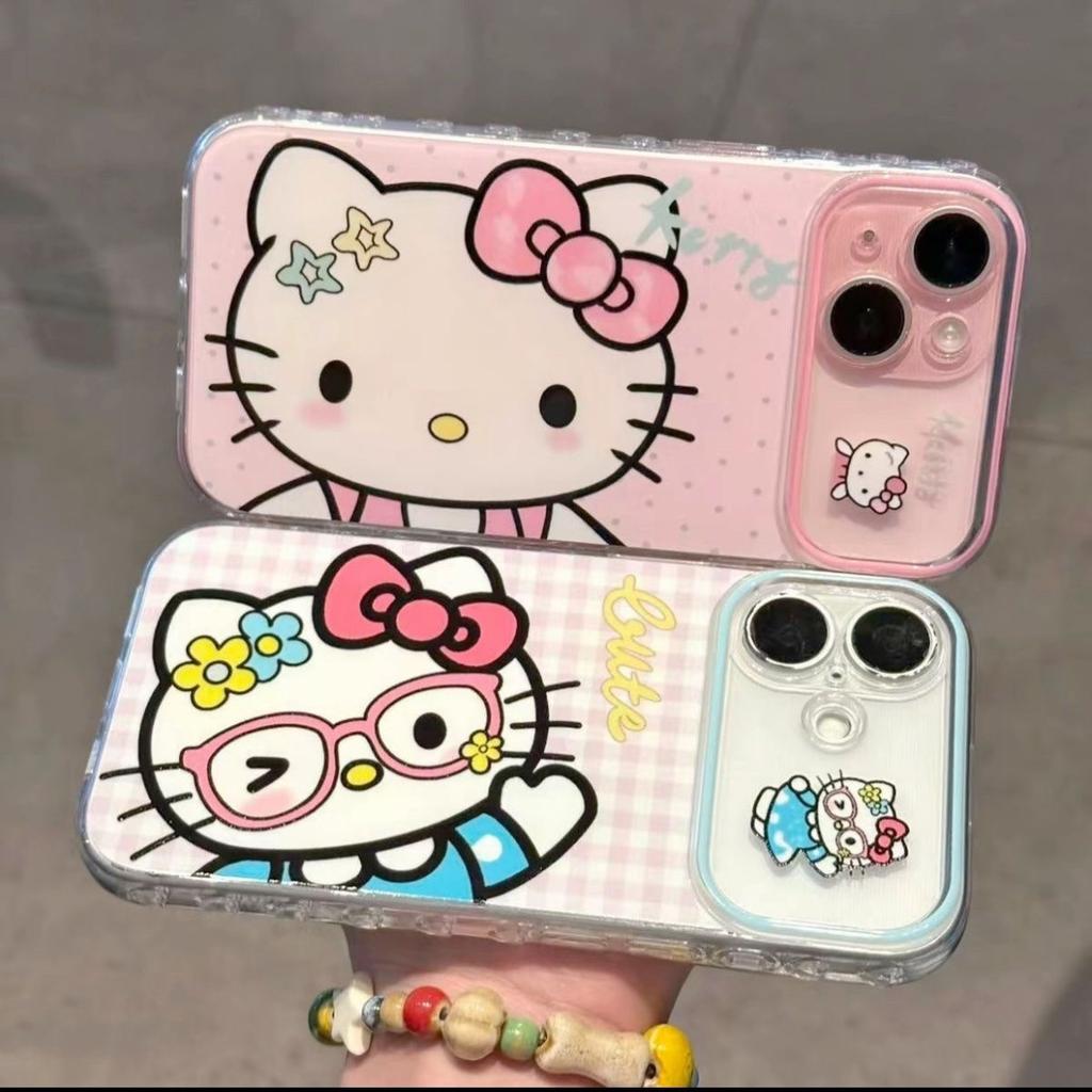 Love big window cartoon Hello Kitty for Apple 11/111111promax mobile phone case 11/11pro