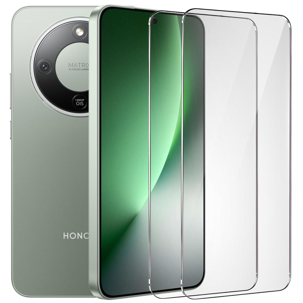 2x Tempered Glass for Honor Magic 8 Lite, ERBORD 9H Hard Glass, glass