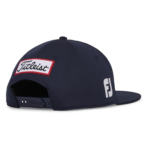 Titleist Tour Elite Flat Bill Cap, Men's, Navy × W