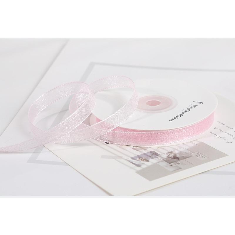 1cm Bubble Yarn  Ribbon  Lace  Flower Snow Yarn  Bow  Tie  Bouquet  Webbing  and Colorful Ribbon Packaging