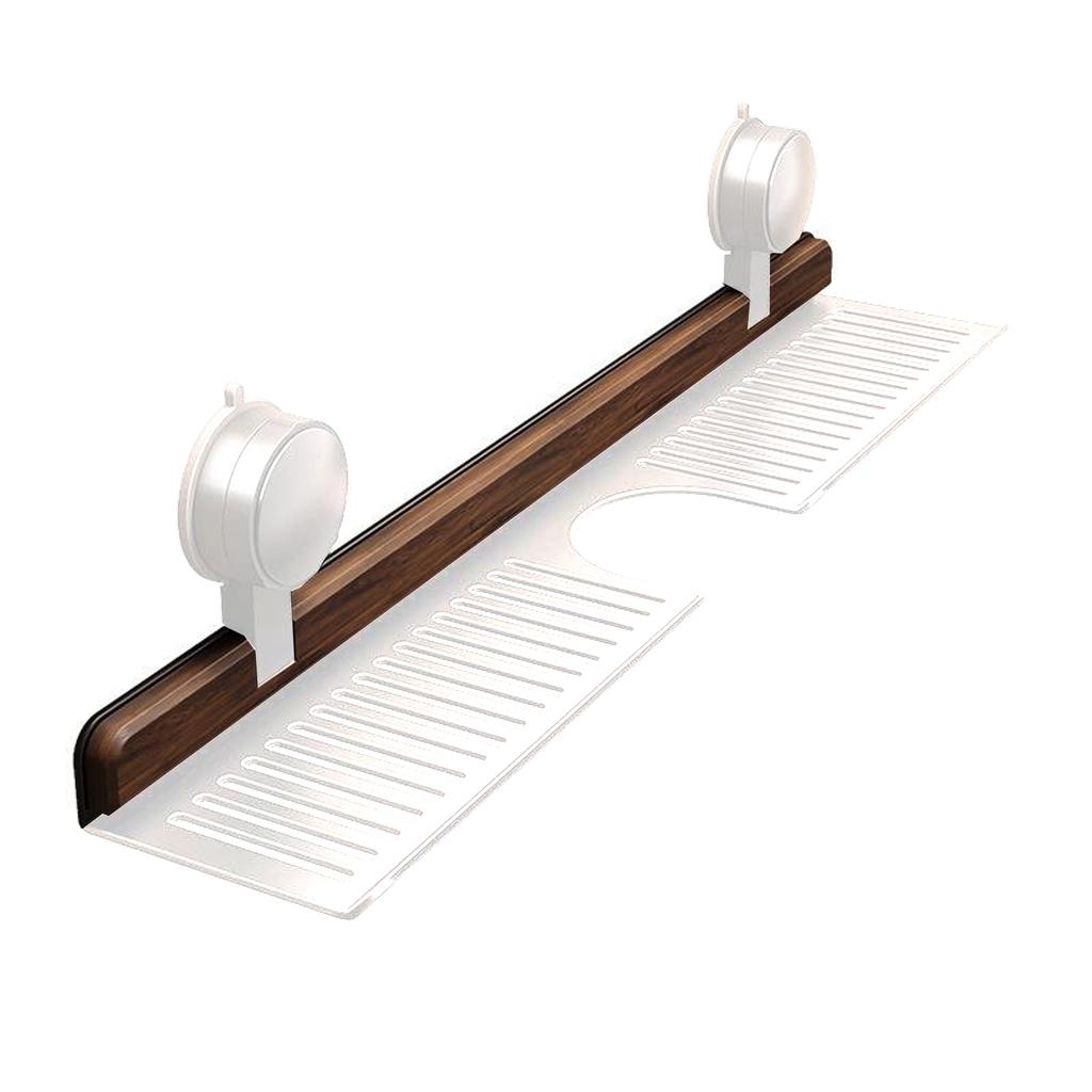 Tap Organiser For Bathroom Wall Mounted Walnut Shelf For Bedroom And Toilet Organization Caravans
