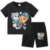 PAW Patrol Summer Cartoon Printed Boys Girls Tshirt Sets Children's Casual Shorts 2 Piece Sets Kids Tracksuits Sport Suits