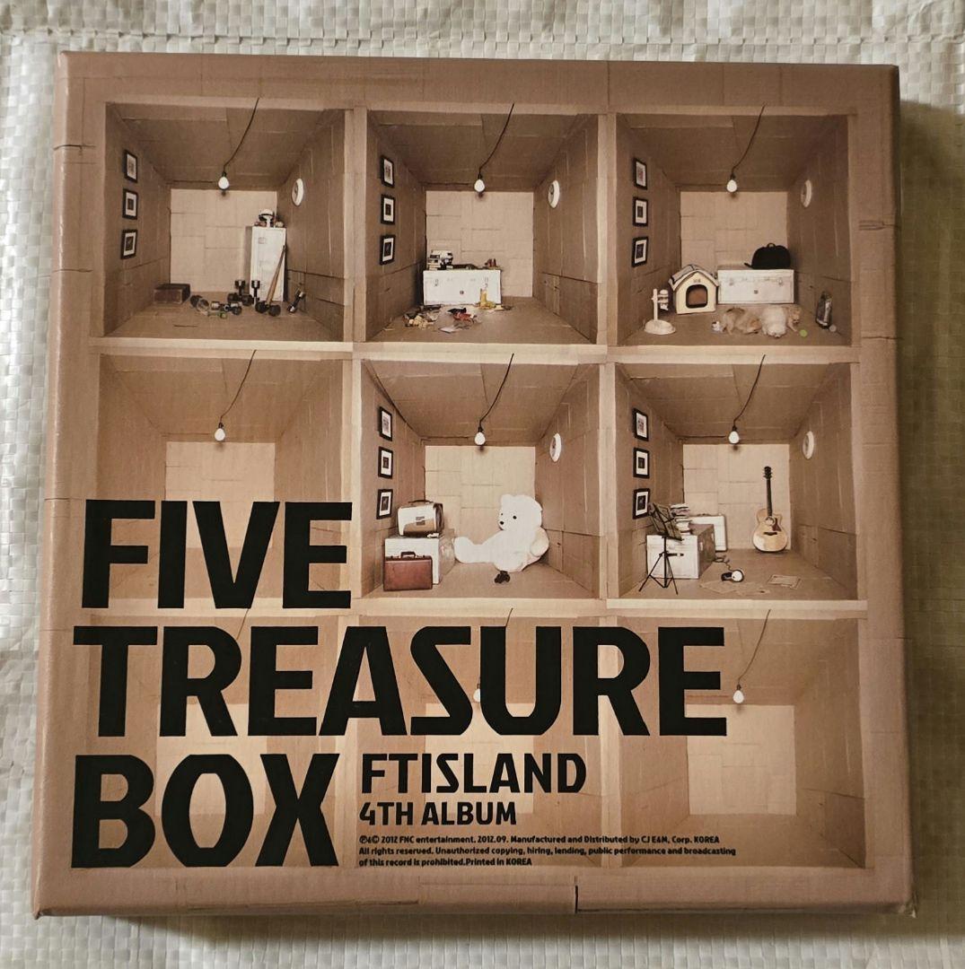 

[USED] FTISLAND FIVE TREASURE BOX 4th First Limited Edition CD