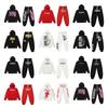 Unisex Streetwear Hoodie Jogger Set Cotton Casual Outfit 2025 Trendy Letter Print