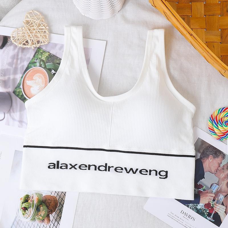 U-shaped Beautiful Back Wrap Tube Top Seamless Thread Sports Vest Wireless Underwear M-2XL